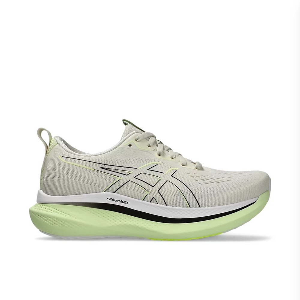 NIB ASICS Gliderider MAX MEN birch/black size 12